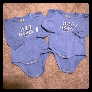 Carhartt long sleeve girls bodysuit